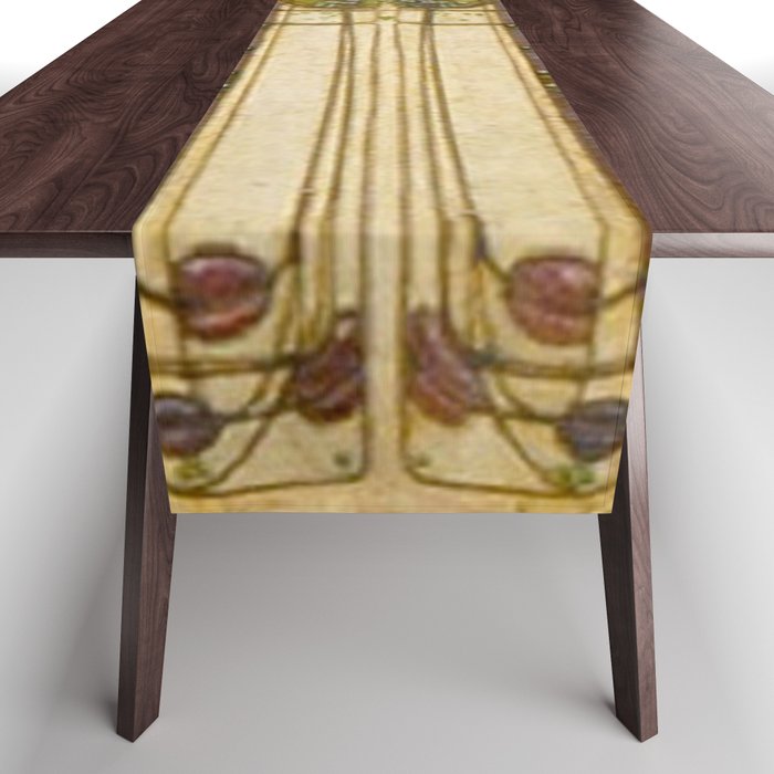 Charles Rennie Mackintosh , The Wassail  Table Runner Gallery Image 1