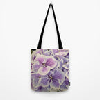 Purple hydrangea watercolor Tote Bag Gallery Image 2