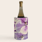 Purple hydrangea watercolor Wine Chiller Gallery Image 2