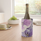 Purple hydrangea watercolor Wine Chiller Gallery Image 4