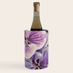 Purple hydrangea watercolor Wine Chiller Gallery Image 1
