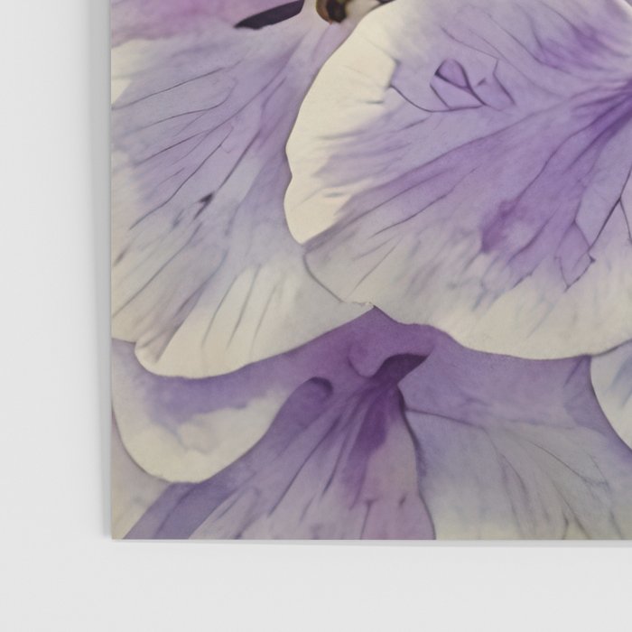 Purple hydrangea watercolor Poster Gallery Image 3