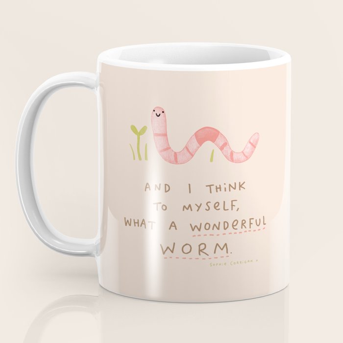 Wonderful Worm Coffee Mug Gallery Image 3