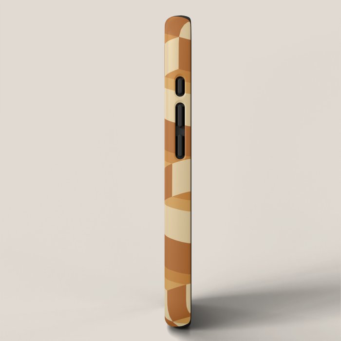 Cuboid Geometric Abstract Shapes Pattern XIII iPhone Case Gallery Image 2