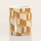 Cuboid Geometric Abstract Shapes Pattern XIII Coffee Mug Gallery Image 4