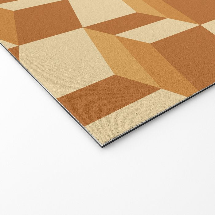 Cuboid Geometric Abstract Shapes Pattern XIII Welcome Mat Gallery Image 2