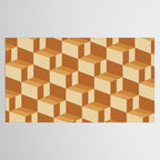 Cuboid Geometric Abstract Shapes Pattern XIII Tablecloth Gallery Image 2