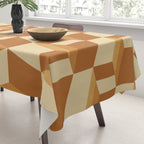 Cuboid Geometric Abstract Shapes Pattern XIII Tablecloth Gallery Image 3
