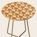 Cuboid Geometric Abstract Shapes Pattern XIII Side Table Gallery Image 2