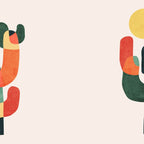 Cactus in the desert Coffee Mug Gallery Image 2