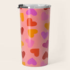 Colorful Heart Pattern for Valentine's Day Travel Mug Gallery Image 3