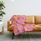 Colorful Heart Pattern for Valentine's Day Throw Blanket Gallery Image 1