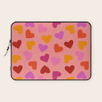 Colorful Heart Pattern for Valentine's Day Laptop Sleeve Gallery Image 1