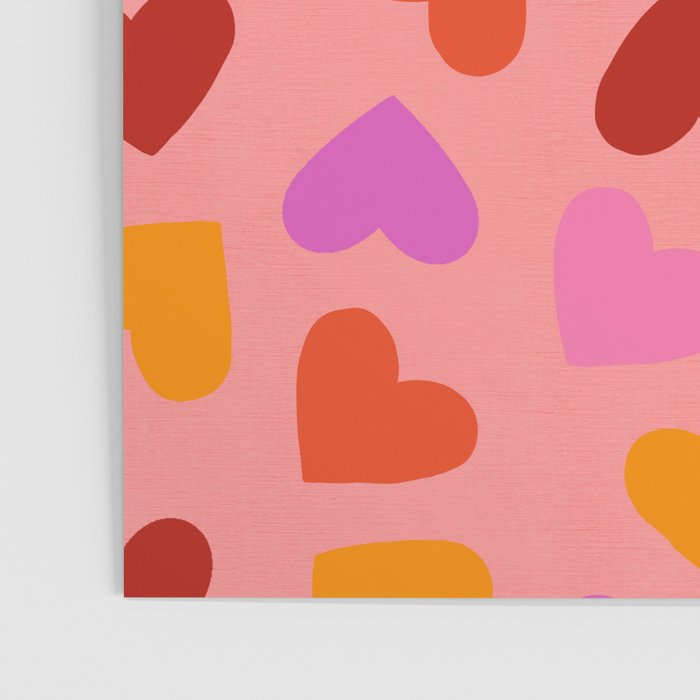 Colorful Heart Pattern for Valentine's Day Poster Gallery Image 3
