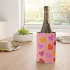Colorful Heart Pattern for Valentine's Day Wine Chiller Gallery Image 4