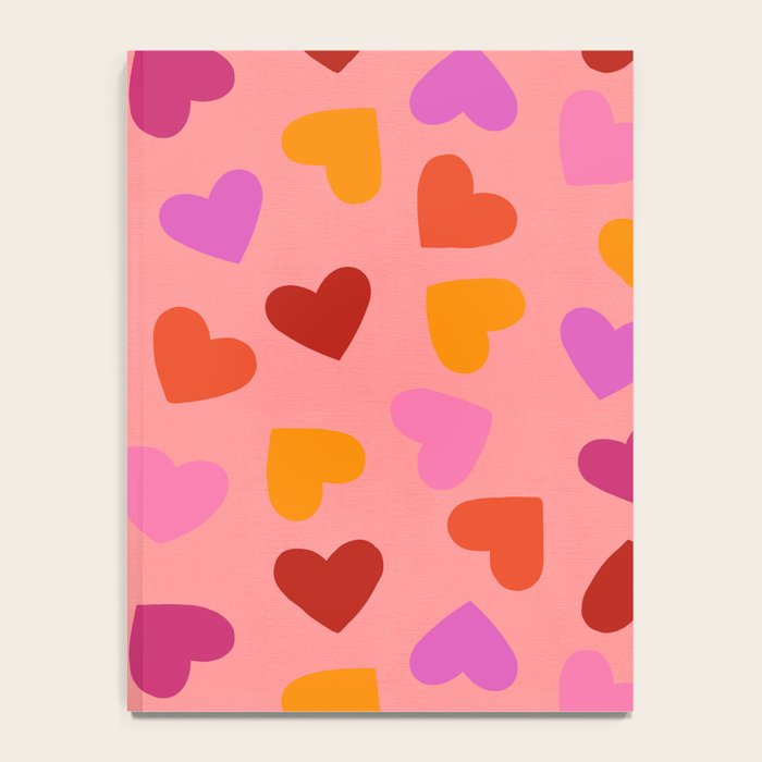 Colorful Heart Pattern for Valentine's Day Notebook Gallery Image 4