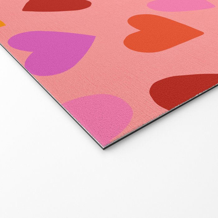 Colorful Heart Pattern for Valentine's Day Welcome Mat Gallery Image 2