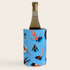 Swimming Ladies - Coral & Blue Palette Wine Chiller Gallery Image 3