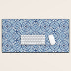 Moroccan Vibes Indigo C Desk Mat Gallery Image 1