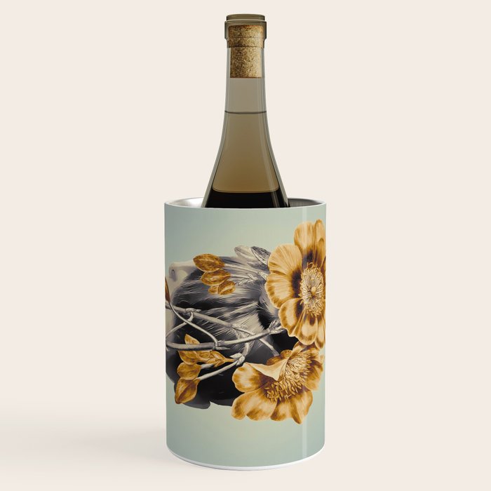 WOMAN WITH FLOWERS 2 Wine Chiller Gallery Image 1