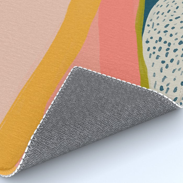 Colorful Abstract Textures Rug Gallery Image 4