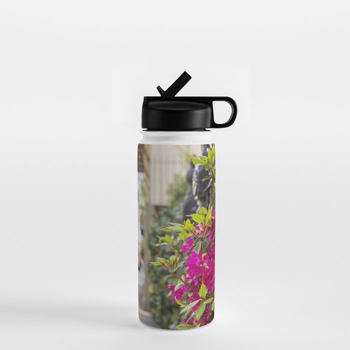 New Orleans French Quarter Photography x Azaleas in the Quarter Water Bottle Gallery Image 1