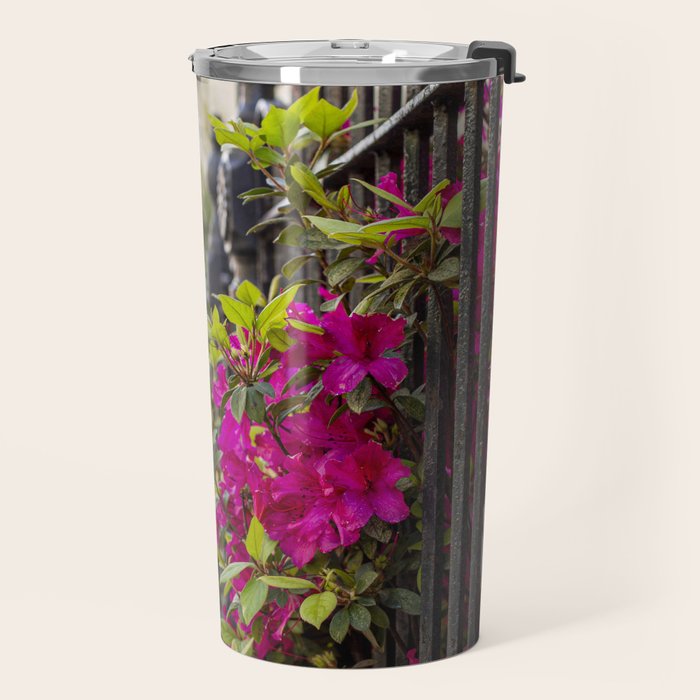 New Orleans French Quarter Photography x Azaleas in the Quarter Travel Mug Gallery Image 2