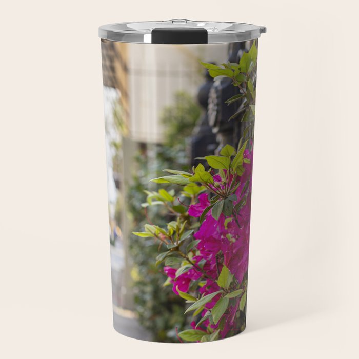 New Orleans French Quarter Photography x Azaleas in the Quarter Travel Mug Gallery Image 1