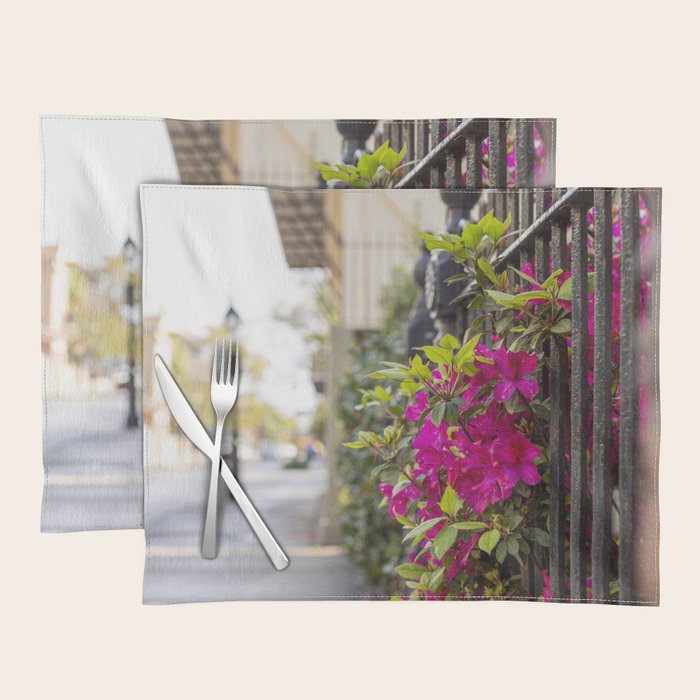 New Orleans French Quarter Photography x Azaleas in the Quarter Placemat Gallery Image 1
