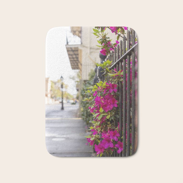 New Orleans French Quarter Photography x Azaleas in the Quarter Bath Mat Gallery Image 1