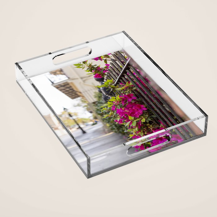 New Orleans French Quarter Photography x Azaleas in the Quarter Acrylic Tray Gallery Image 1