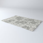 Vintage Florida Miami Travel Stamp Pattern Rug Gallery Image 3