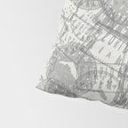 Vintage Florida Miami Travel Stamp Pattern Pillow Sham Gallery Image 4