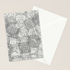 Vintage Florida Miami Travel Stamp Pattern Stationery Card Gallery Image 2