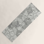 Vintage Florida Miami Travel Stamp Pattern Yoga Mat Gallery Image 1