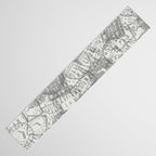 Vintage Florida Miami Travel Stamp Pattern Table Runner Gallery Image 3