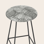 Vintage Florida Miami Travel Stamp Pattern Stool Gallery Image 2