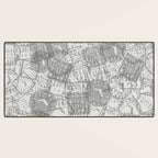 Vintage Florida Miami Travel Stamp Pattern Desk Mat Gallery Image 3