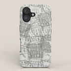 Vintage Florida Miami Travel Stamp Pattern iPhone Case Gallery Image 1