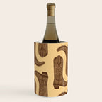 Brown Cowgirl Boot Wine Chiller Gallery Image 1