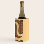 Brown Cowgirl Boot Wine Chiller Gallery Image 3