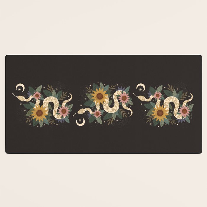 Year of the Snake 2025 - Black Desk Mat Gallery Image 3