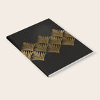 Reims France Luxueux Black and Gold Art Deco Notebook Gallery Image 2