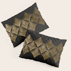 Reims France Luxueux Black and Gold Art Deco Pillow Sham Gallery Image 3