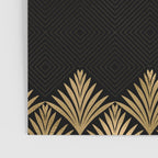 Reims France Luxueux Black and Gold Art Deco Poster Gallery Image 3