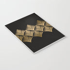 Reims France Luxueux Black and Gold Art Deco Notebook Gallery Image 3