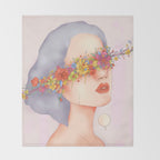 Blinded by Beauty Throw Blanket Gallery Image 2