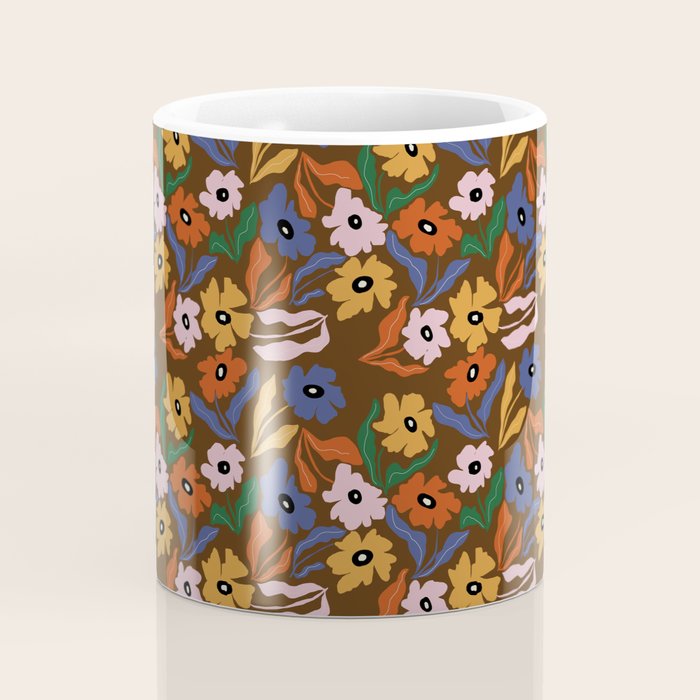 Abstract floral pattern  Coffee Mug Gallery Image 4