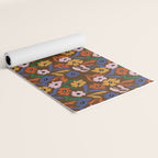 Abstract floral pattern  Yoga Mat Gallery Image 2