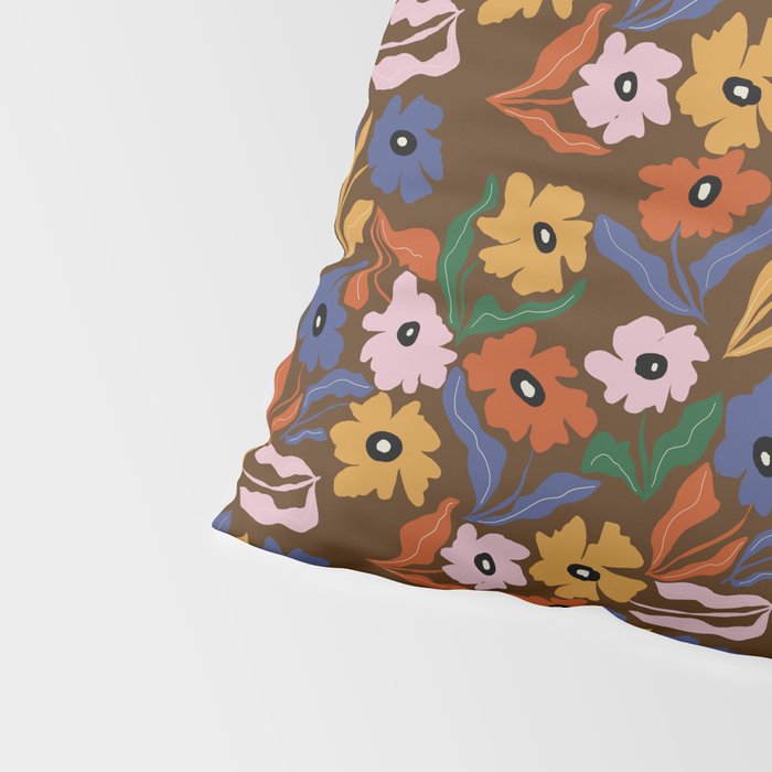 Abstract floral pattern  Pillow Sham Gallery Image 4